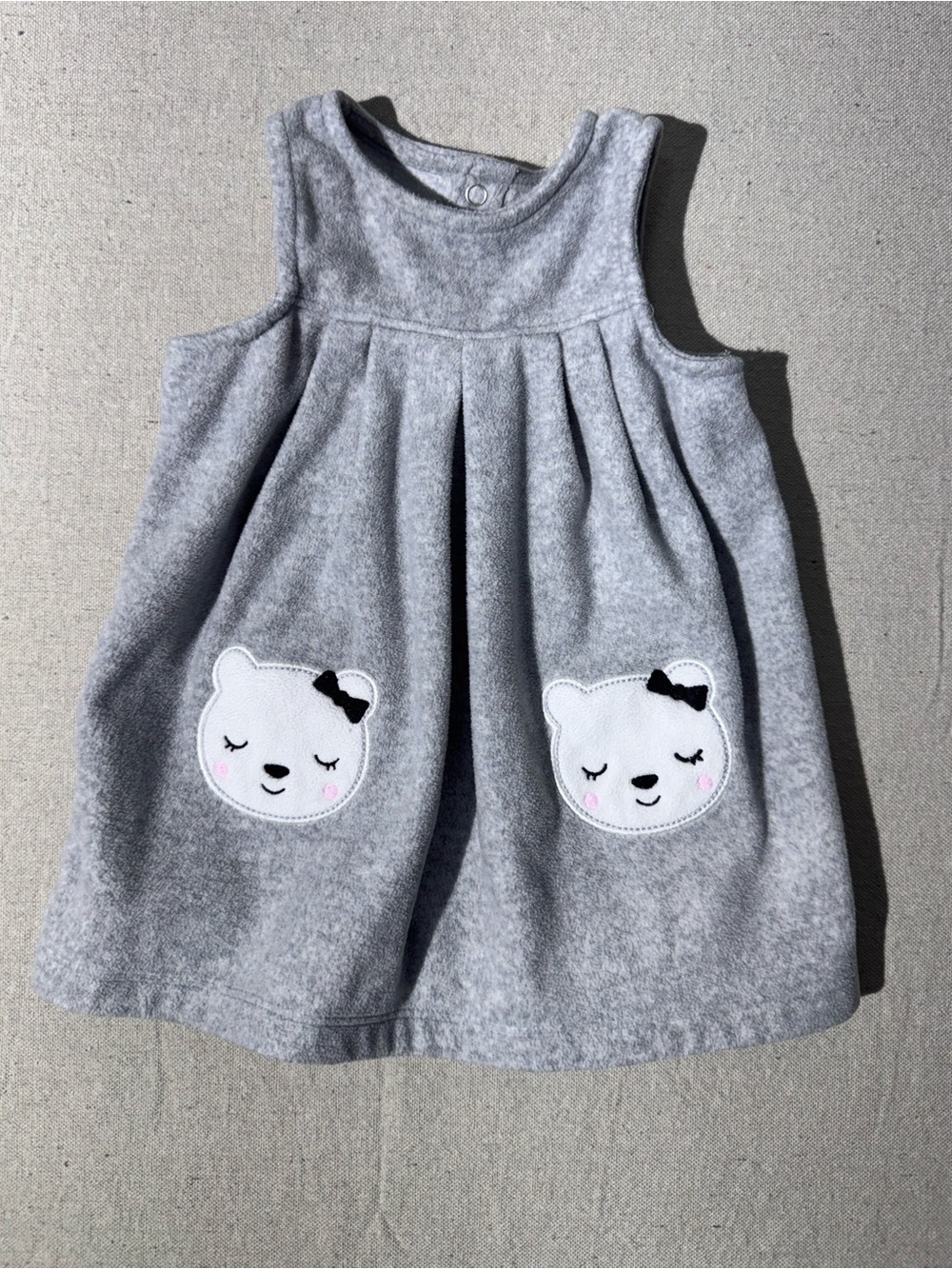Carter’s Baby Girl Fleece Sleeveless Dress